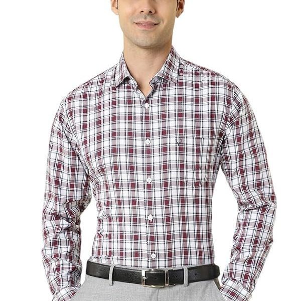 Allen Solly Men's Small Checks Casual Shirt