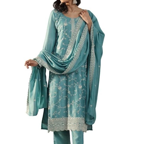 Libas Women's Silk Blend Kurta Sets