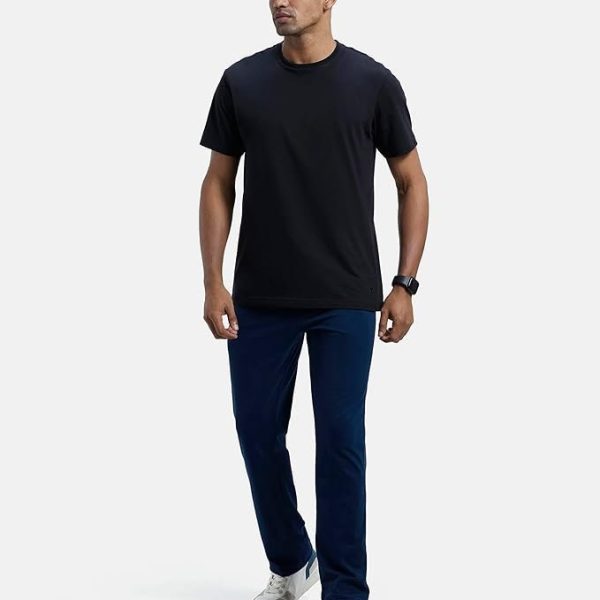 Jockey 9500 Men's Super Combed Cotton Rich Regular Fit Mid Rise Trackpants with Side Pockets