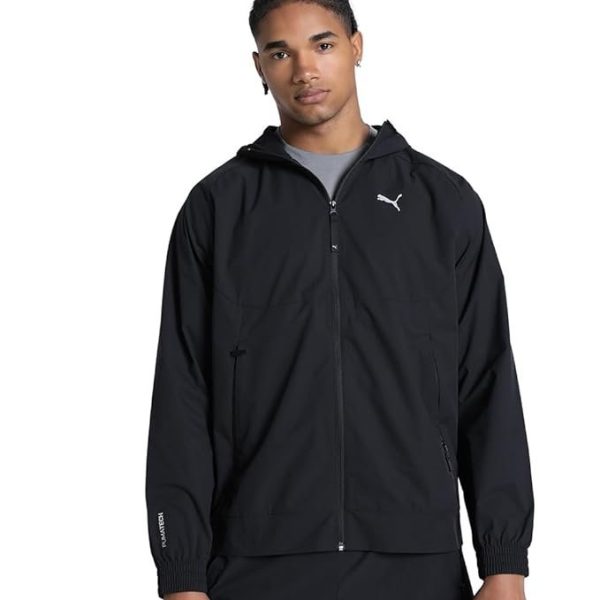 Puma Men's Polyester Standard Length A-Line Coat